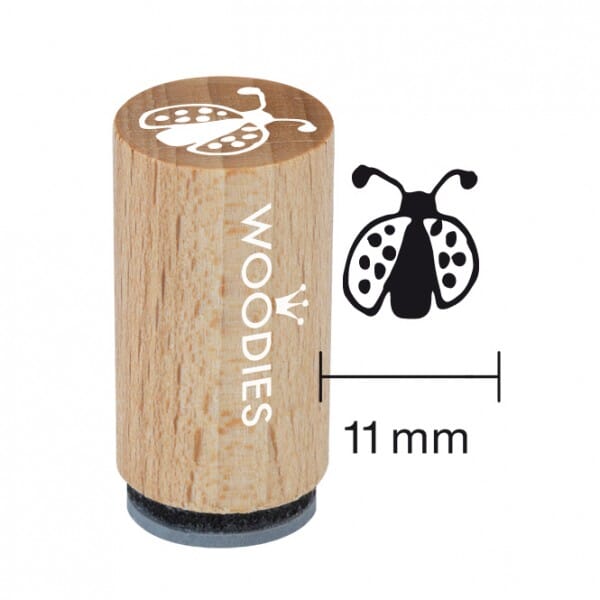 Mini Woodies Stempel - Marienkäfer