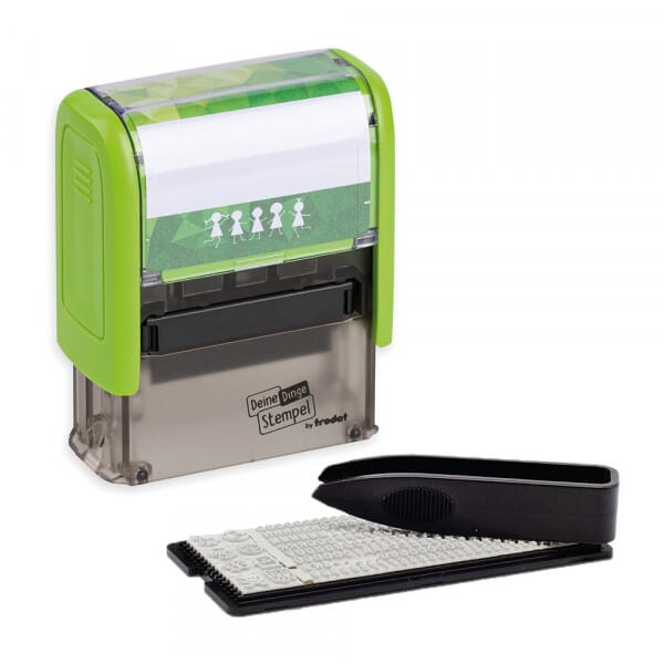 Trodat Deine Dinge Stempel - Textilstempel Typomatic-Set
