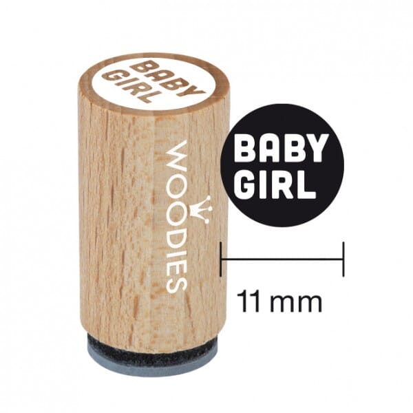 Mini Woodies Stempel - Baby girl