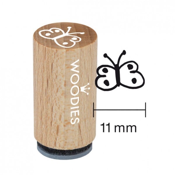 Mini Woodies Stempel - Schmetterling