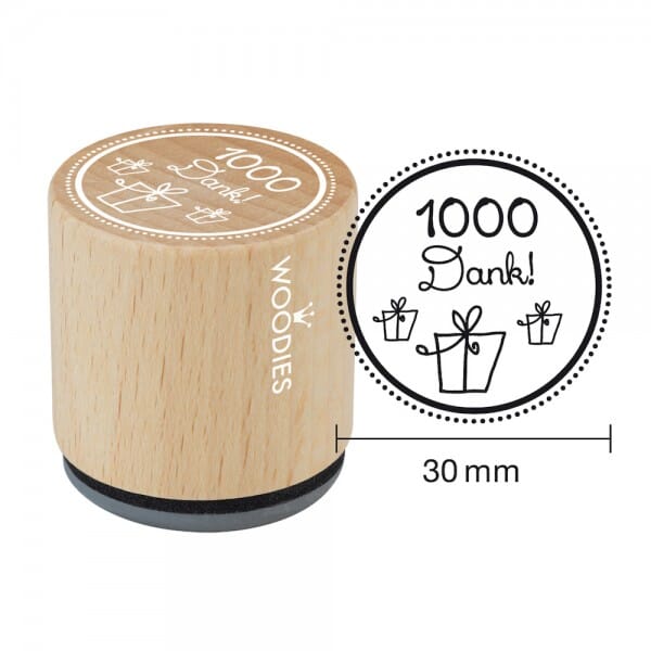 Woodies Stempel - 1000 Dank