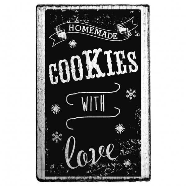 Vintage Stamp Homemade cookies with love