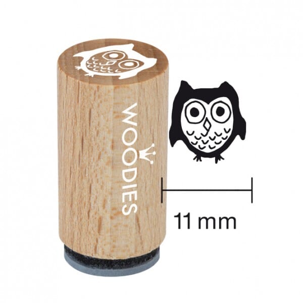 Mini Woodies Stempel - Eule