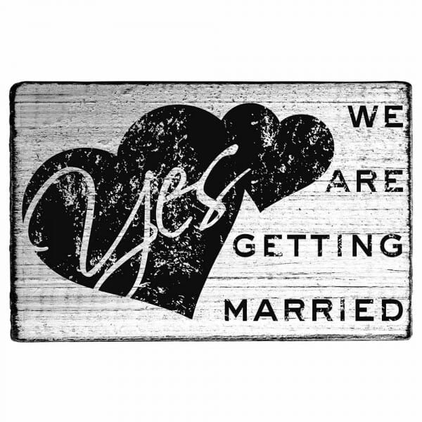 Vintage Stamp We are getting married