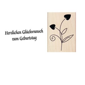Holzstempel Geburtstag stempelversand.ch