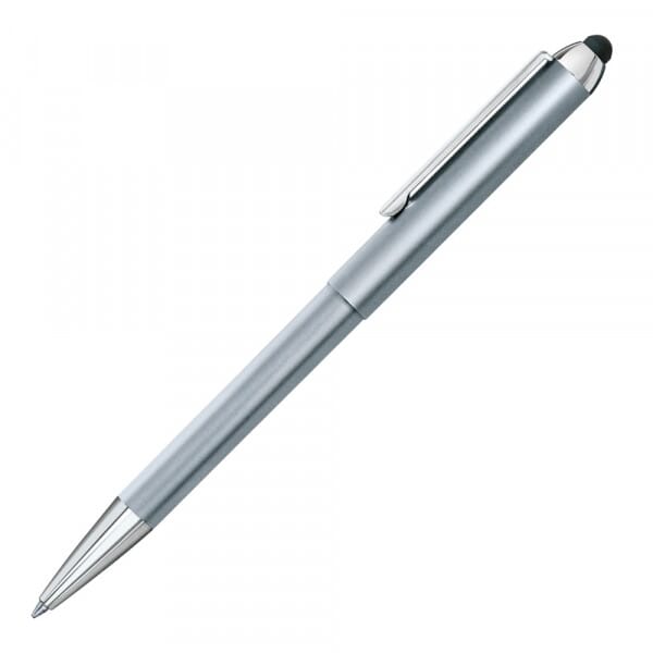 Heri Stamp &amp; Touch Pen 3300 Silber (33x8 mm - 3 Zeilen)