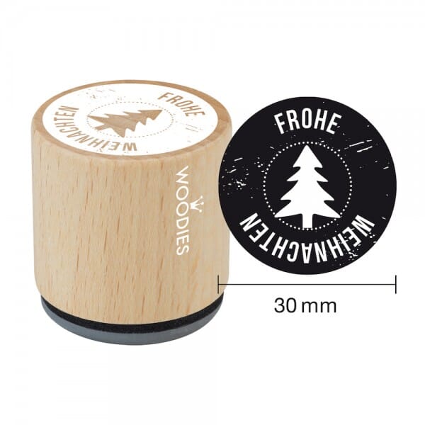 Woodies Stempel - Frohe Weihnachten