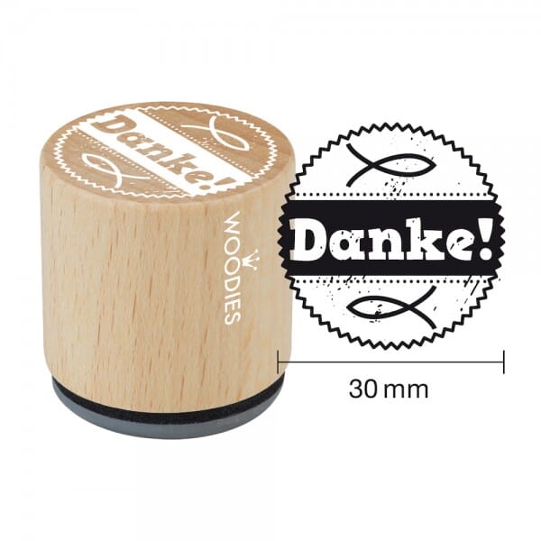 Woodies Stempel - Danke