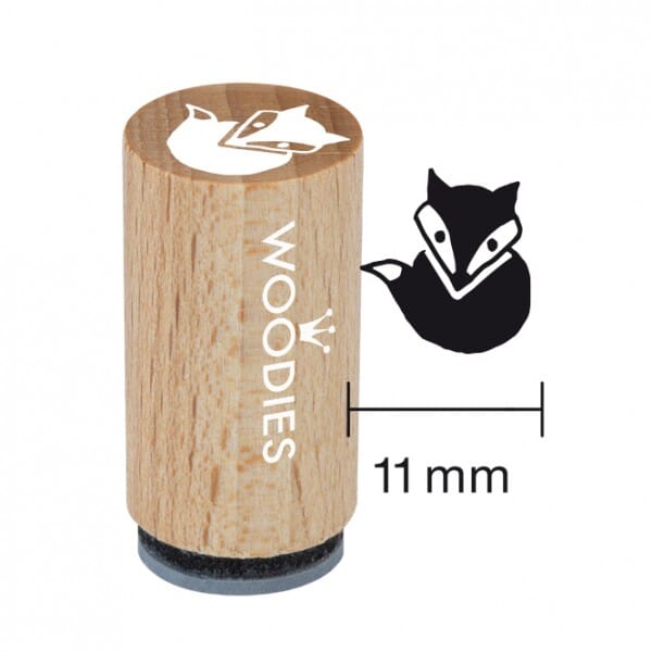 Mini Woodies Stempel - schlauer Fuchs