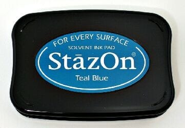 Tsukineko - Teal Blue Stazon Stempelkissen