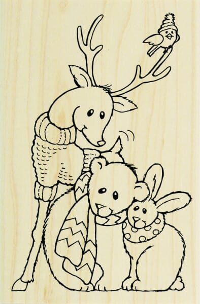 Rentier, Igel, Hase, Vogel - K 270