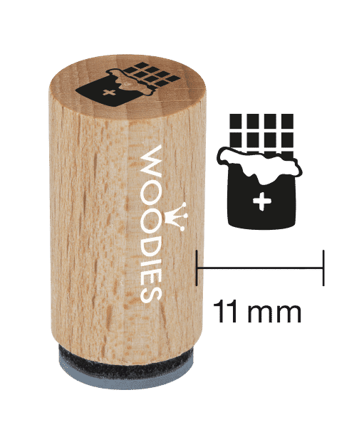 Mini Woodies Stempel - Schockolade