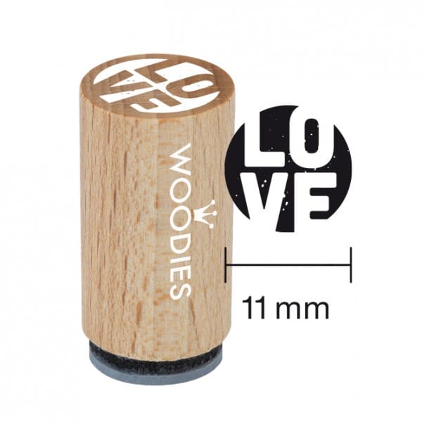 Mini Woodies Stempel - Love