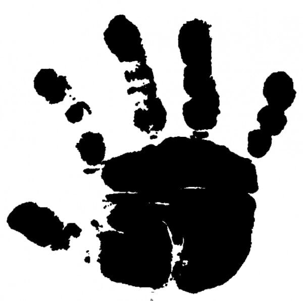 Perma Stempel Holzstempel - Baby Hand, rechts
