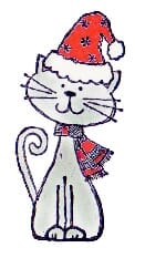 Weihnachtskatze - D 4841