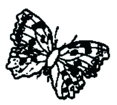 Perma Stempel Holzstempel - Schmetterling