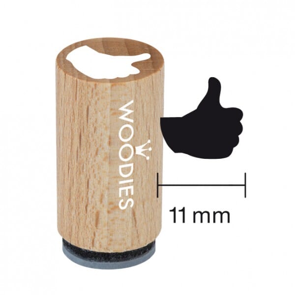 Mini Woodies Stempel - Daumen