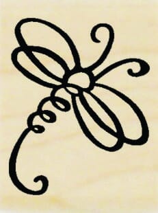 Stampendous Holzstempel - Kleiner Schmetterling