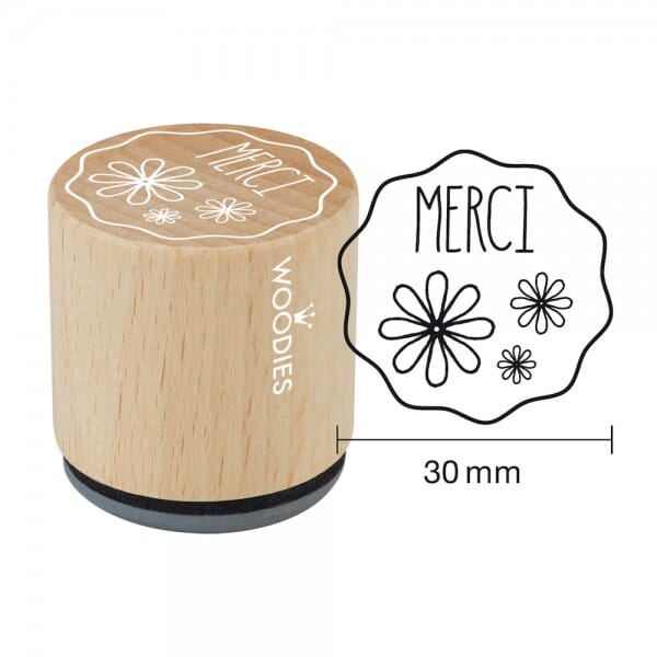 Woodies Stempel - Merci