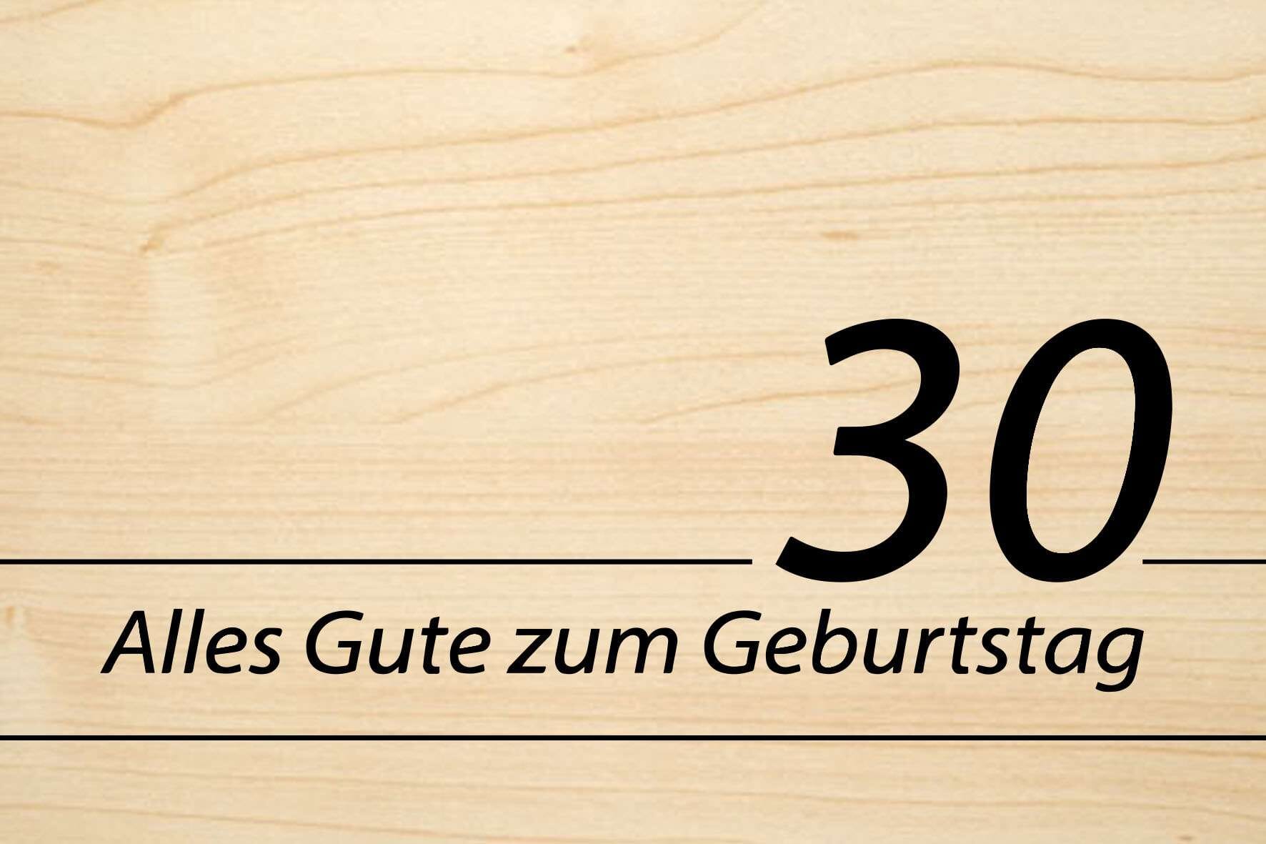 Holzgrusskarte Alles Gute Zum 30 Geburtstag Stempel Versand Ch Holzgrusskarte Alles Gute Zum 30 Geburtstag Stempel Versand Ch