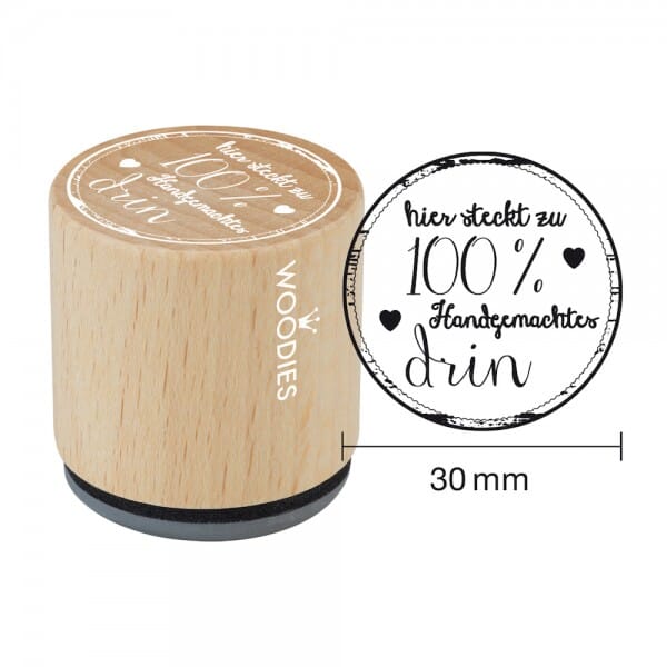 Woodies Stempel - Hier steckt zu 100% handgemachtes drin