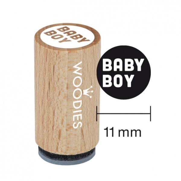 Mini Woodies Stempel - Baby boy