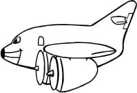 Perma Stempel Holzstempel - Flugzeug