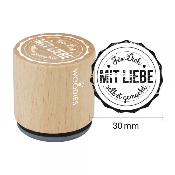 Woodies Stempel - Für Dich mit Liebe selbst