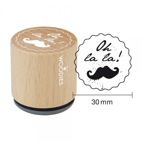 Woodies Stempel - Oh la la!