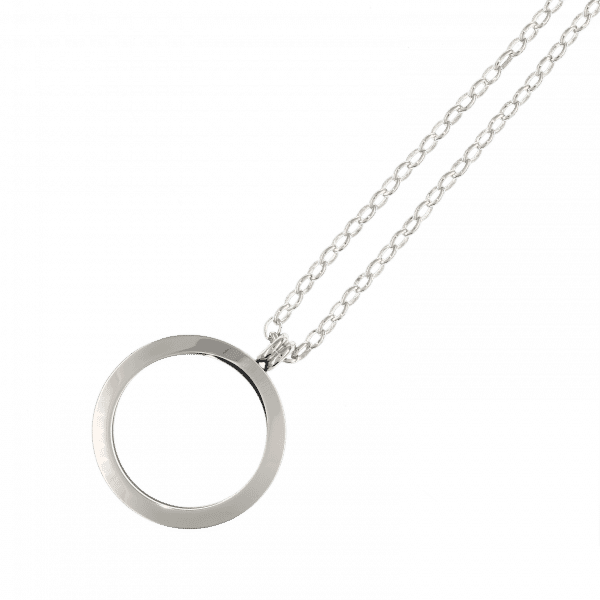Anhänger + Halskette - STEEL COLLECTION "Loops"