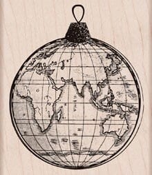 Hero Arts Holzstempel - World ornament