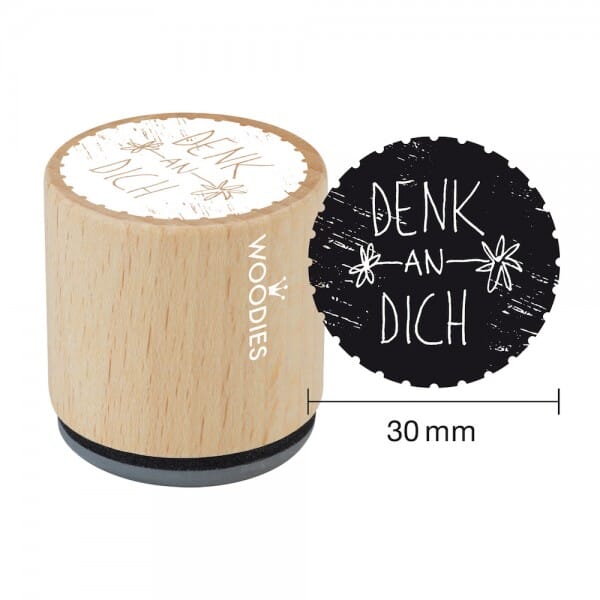 Woodies Stempel - Denk an Dich