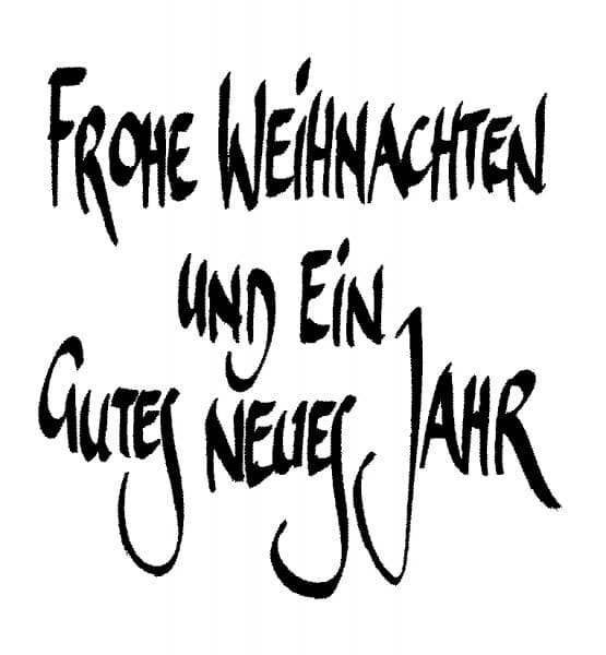 Text: Frohe Weihnachten und ein gutes neues Jahr - G 5403