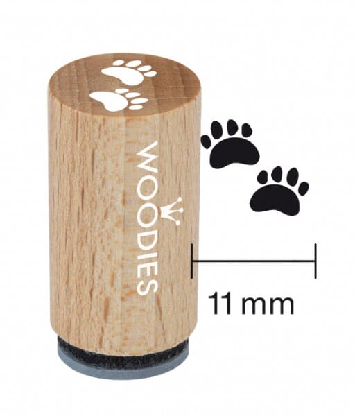 Mini Woodies Stempel - Pfoten