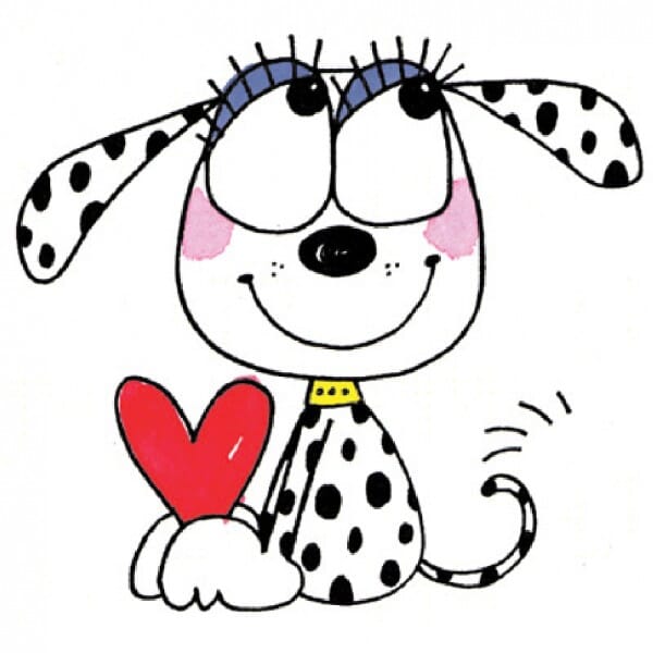 Penny Black Holzstempel - Dalmatinerhund