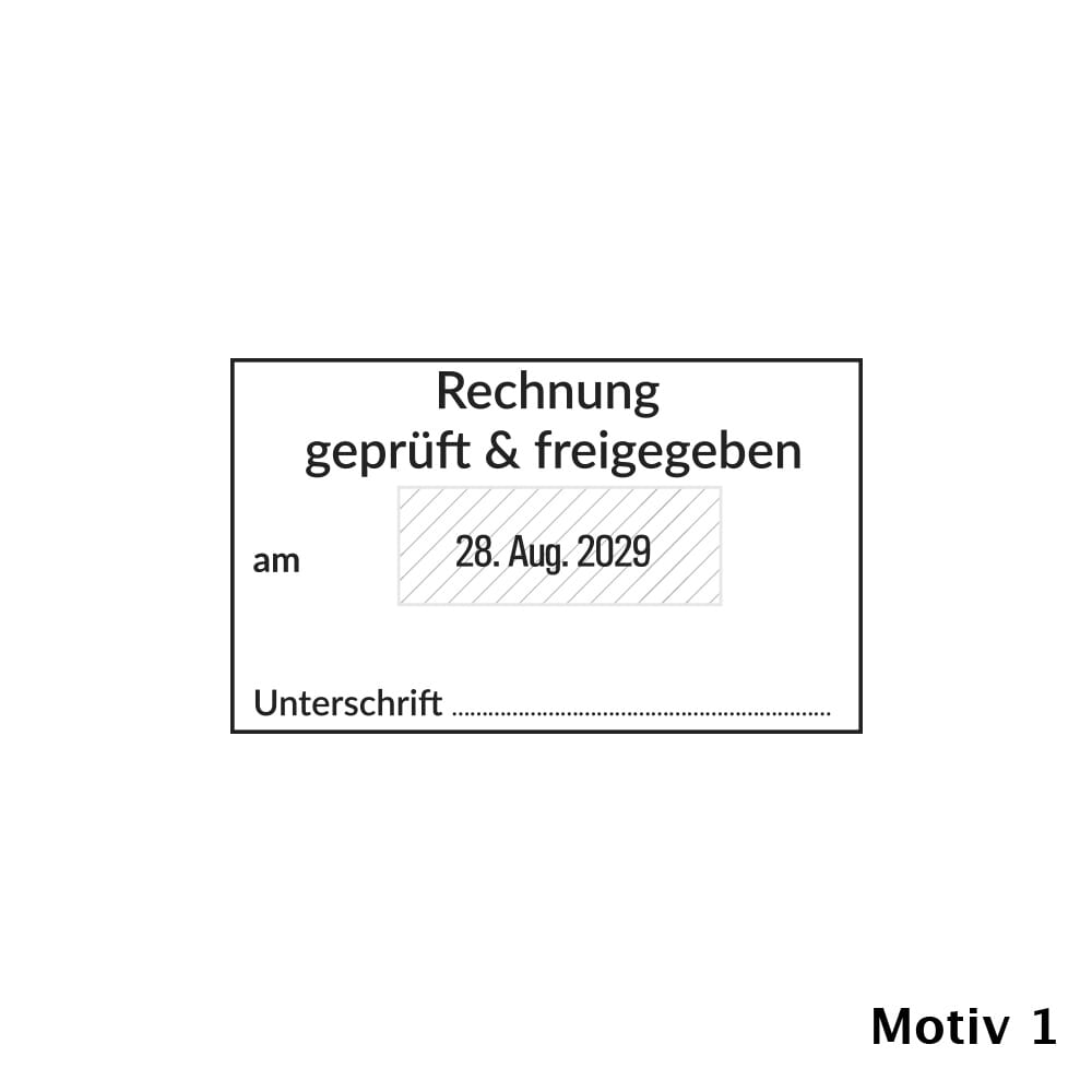 Kontierungsstempel Für Die Buchhaltung